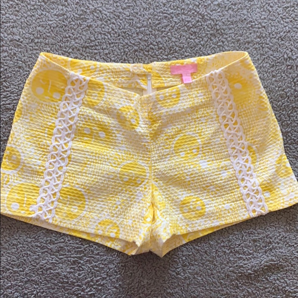 Lilly Pulitzer Yellow Sun Short